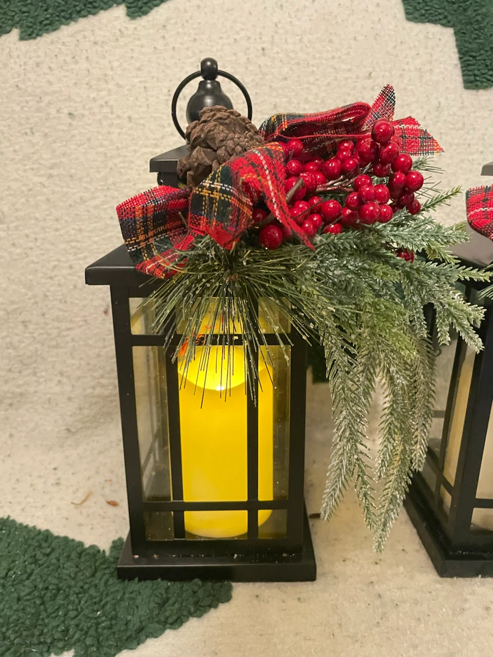 Set of 2 Christmas Decorative Lanterns - photo 5