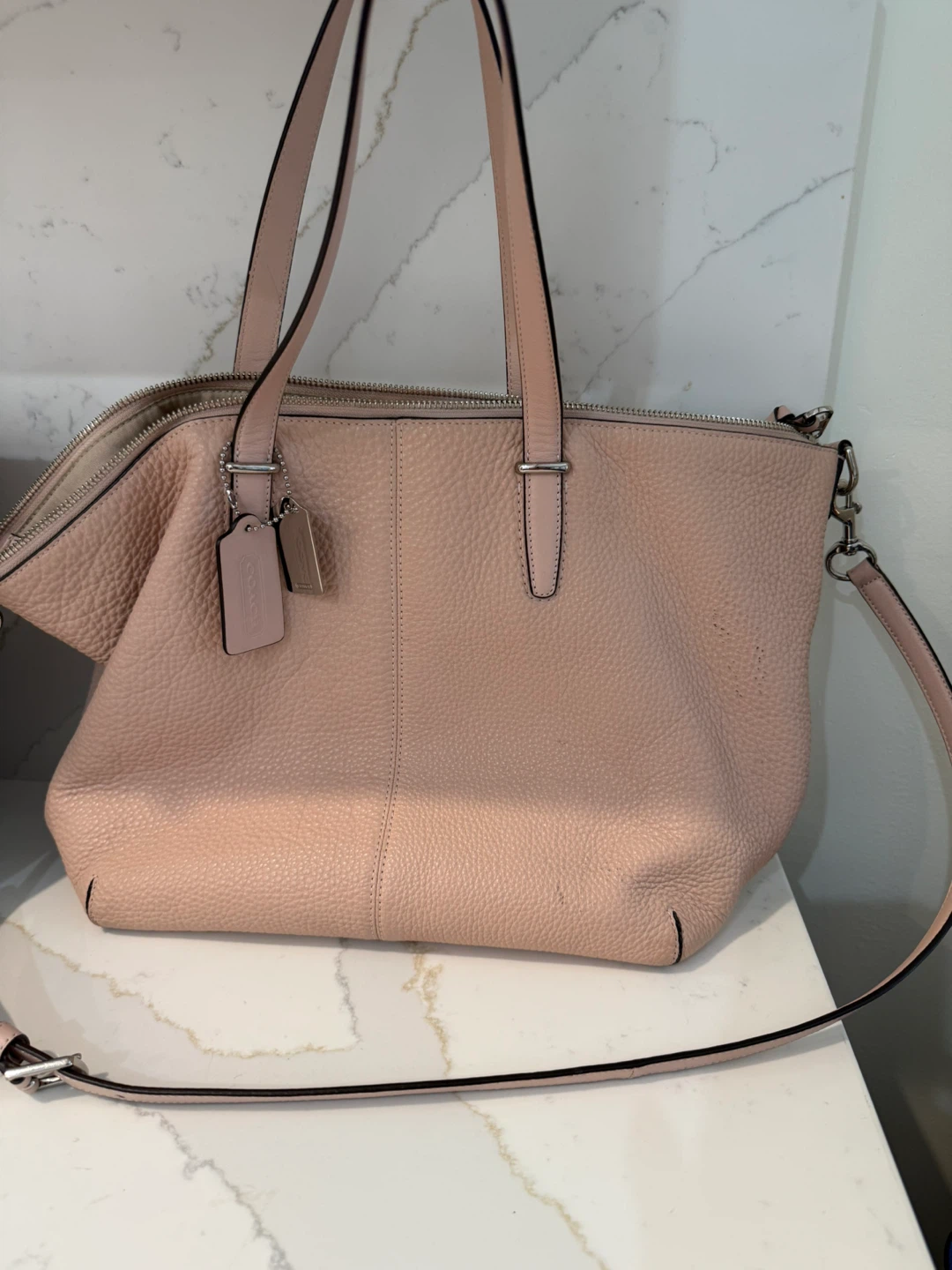 Coach Leather Tote Bag