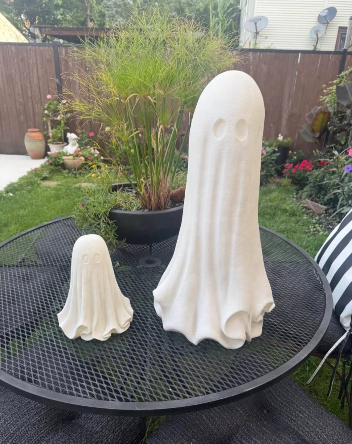 Martha Stewart White Ghost  Halloween Light up