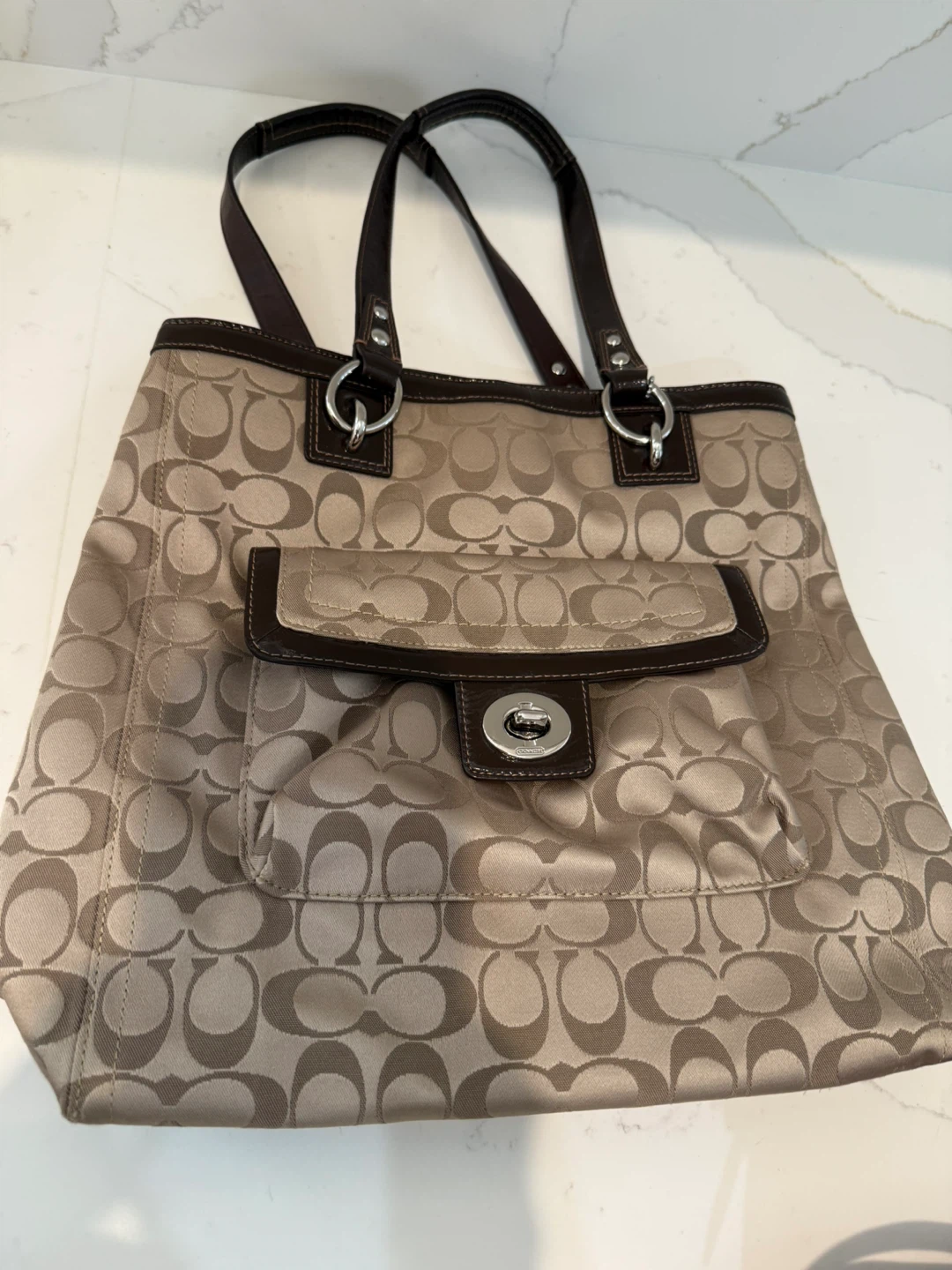 Coach Signature Tote Bag
