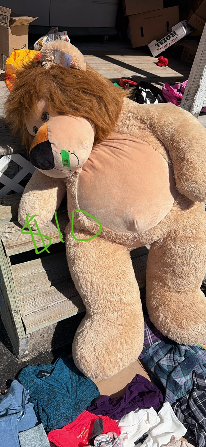 Large Plush Lion Toy