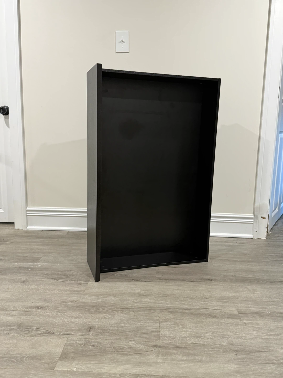 Black Queen Bed Frame with Wooden Slats - photo 3