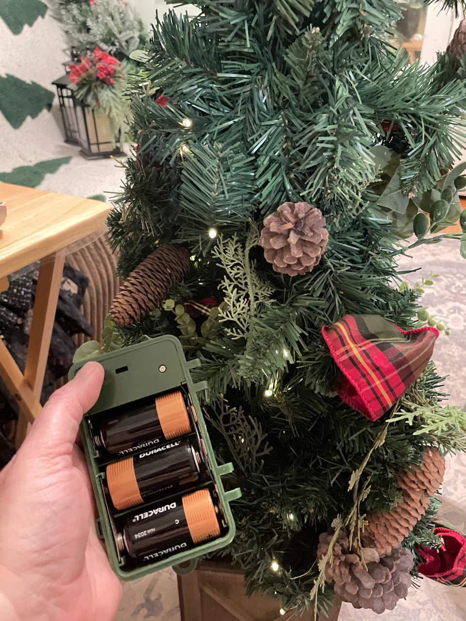 Set of 2 Pre-Lit Artificial Christmas Trees - photo 2