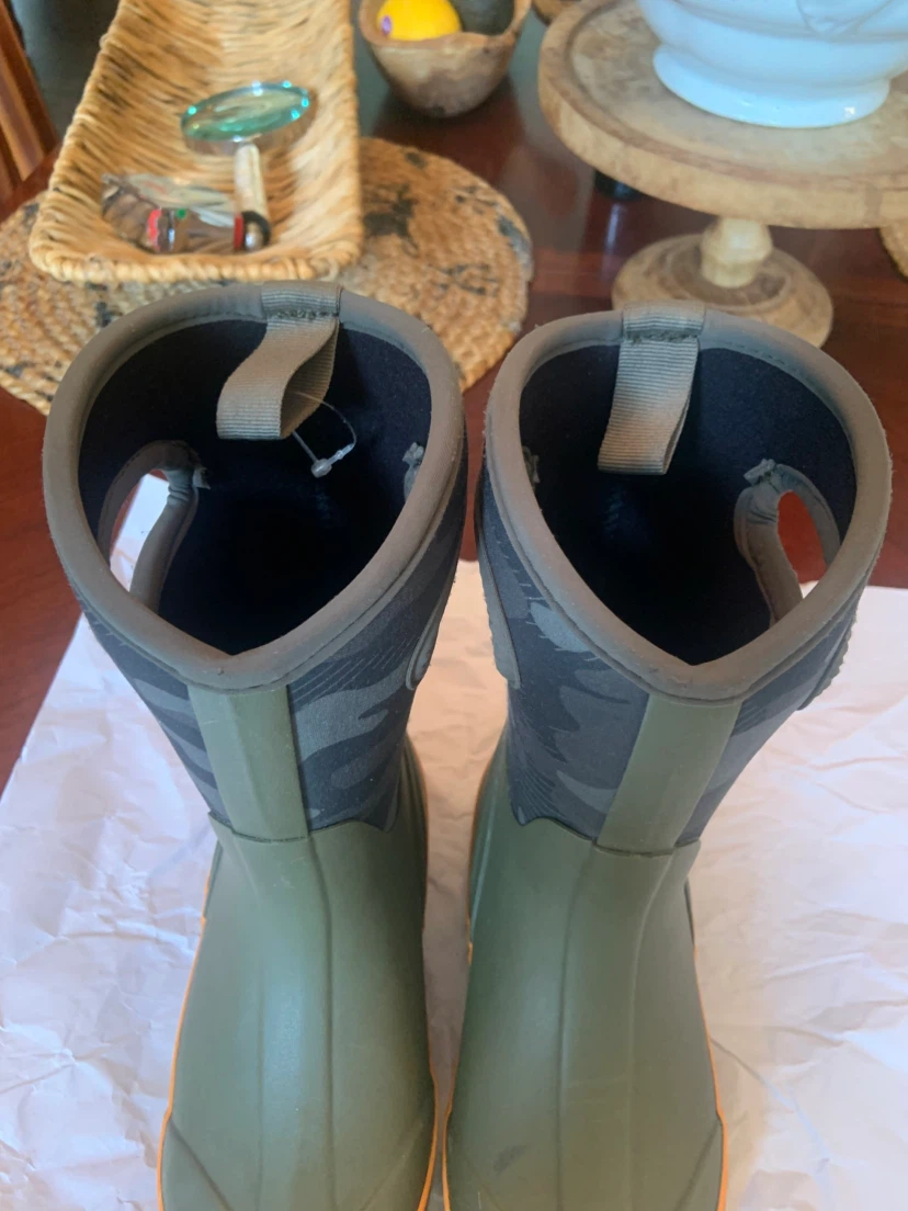George Boys' Neoprene Rain Boots - Green Camo - photo 4