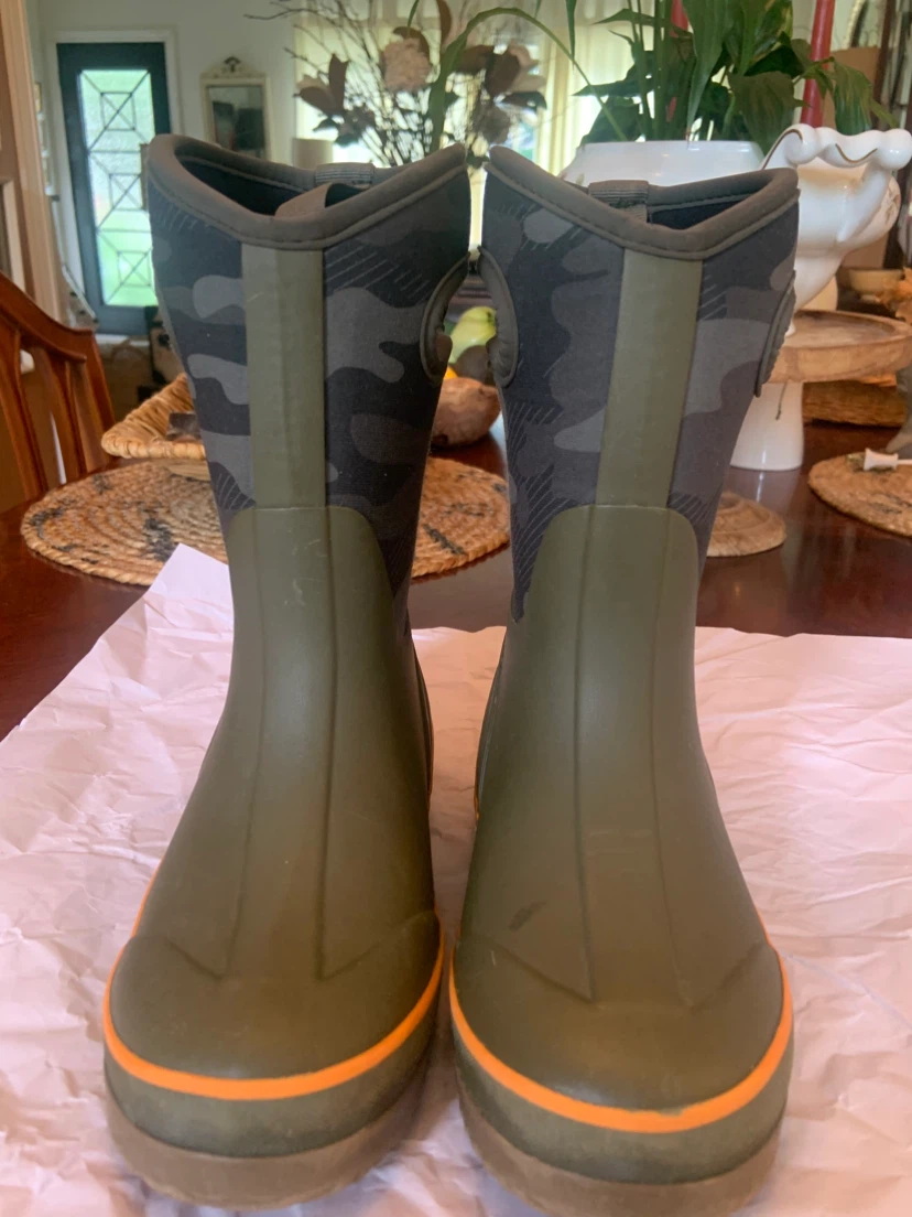 George Boys' Neoprene Rain Boots - Green Camo - photo 5