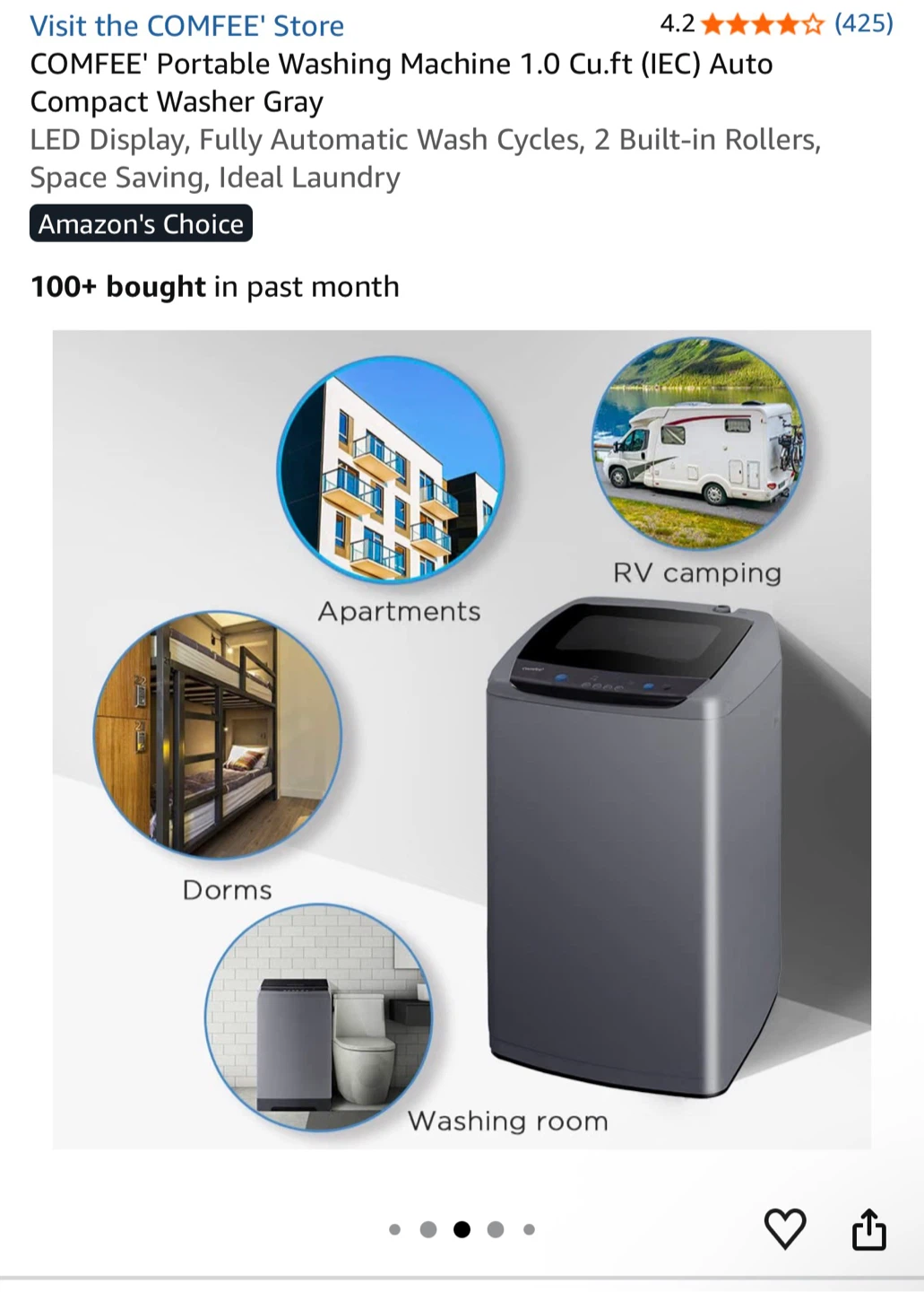 Comfee Portable Washing Machine - photo 5