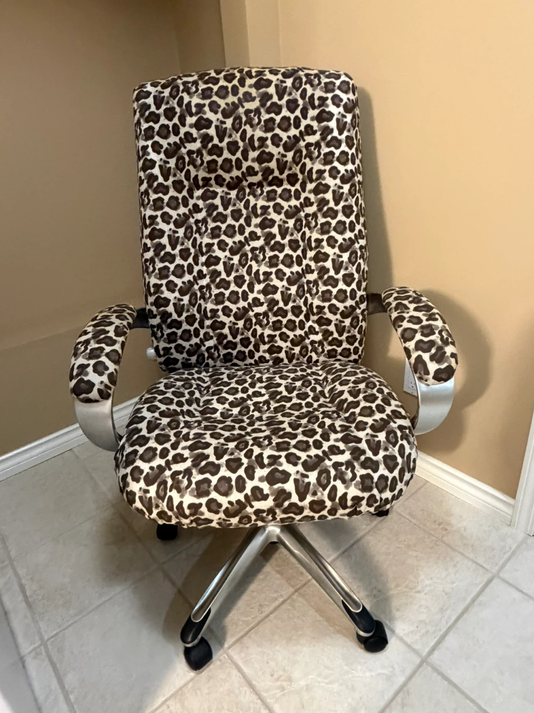 Leopard Print Office Chair