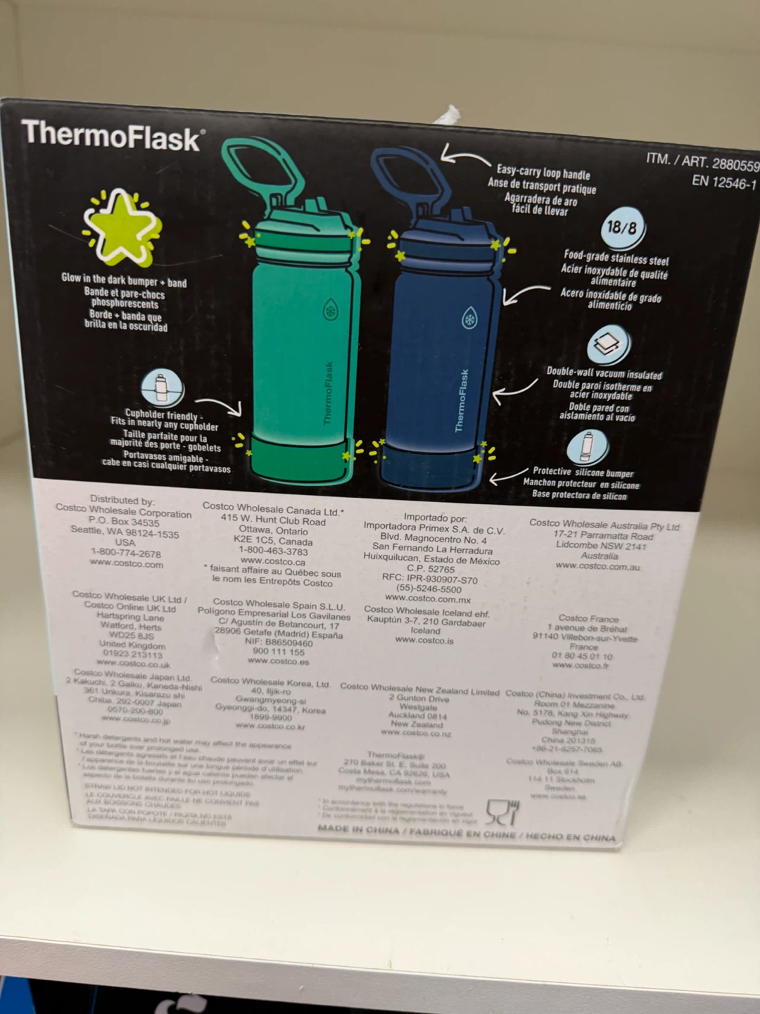 ThermoFlask Leakproof Straw Bottle Set - 2 Pack - photo 2
