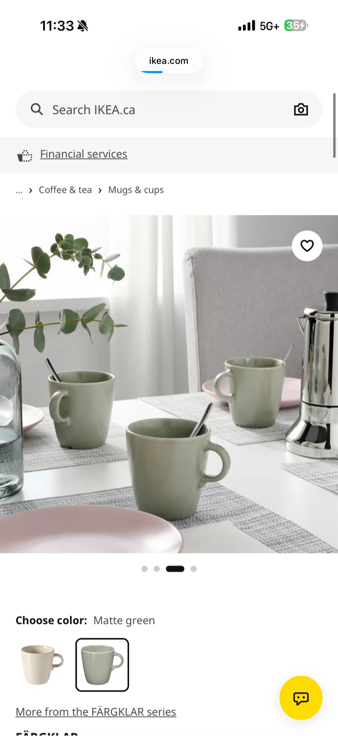 40 PC- IKEA FÄRGKLAR Dinnerware Set - photo 4