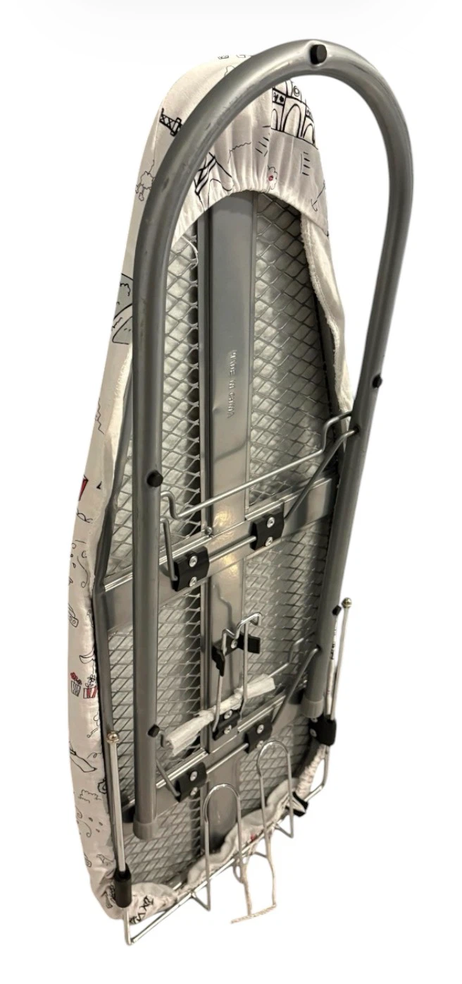 Collapsible Ironing Board with Paris-Themed Cover