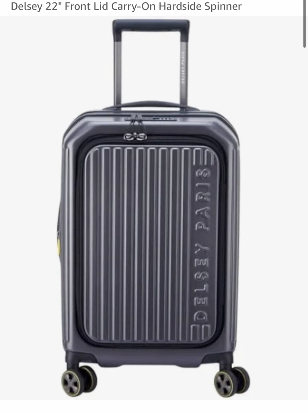 Delsey Paris 22" Front Lid Hardside Spinner - photo 3