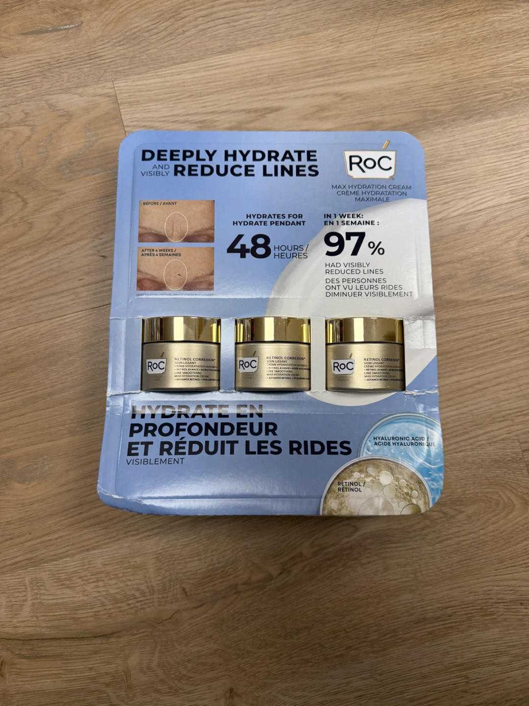 RoC Retinol Correxion Max Hydration Cream 3-Pack