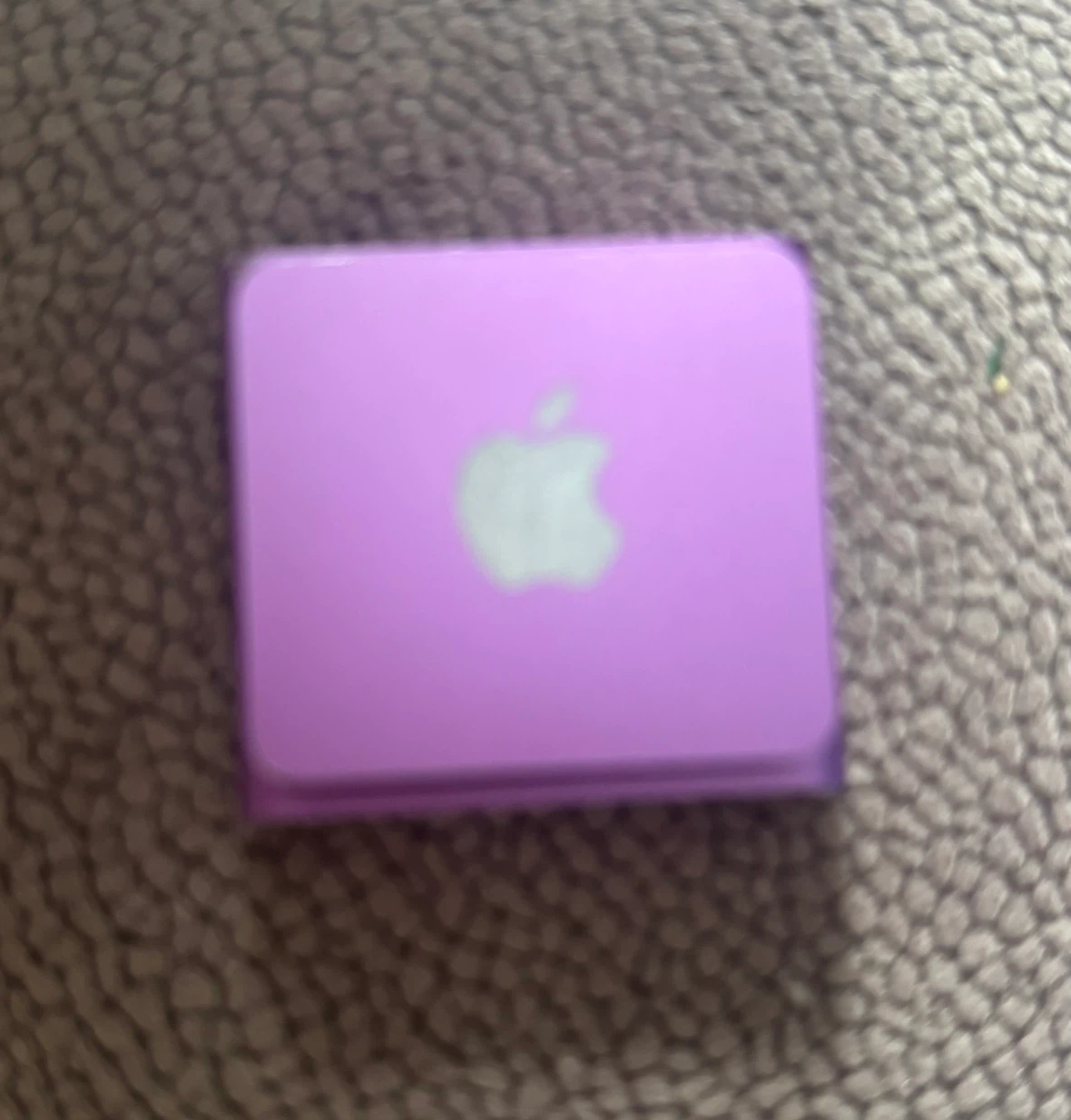 Purple Apple iPod Shuffle