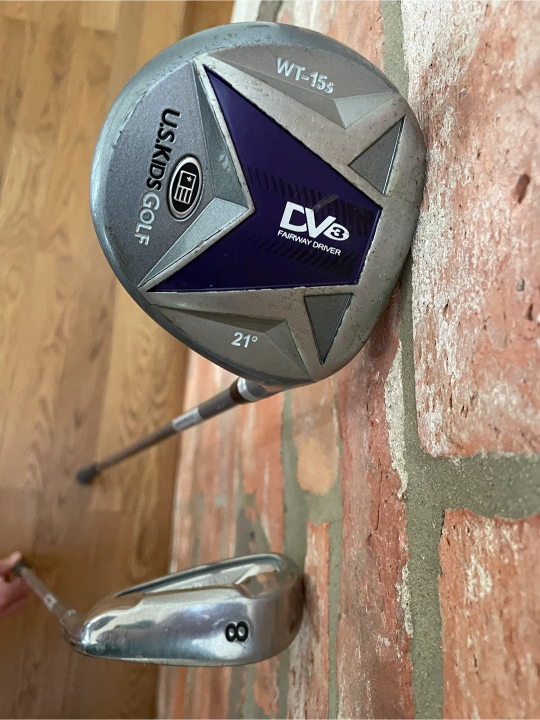 U.S. Kids Golf CV3 Fairway Driver, 8 iron and putter - photo 3