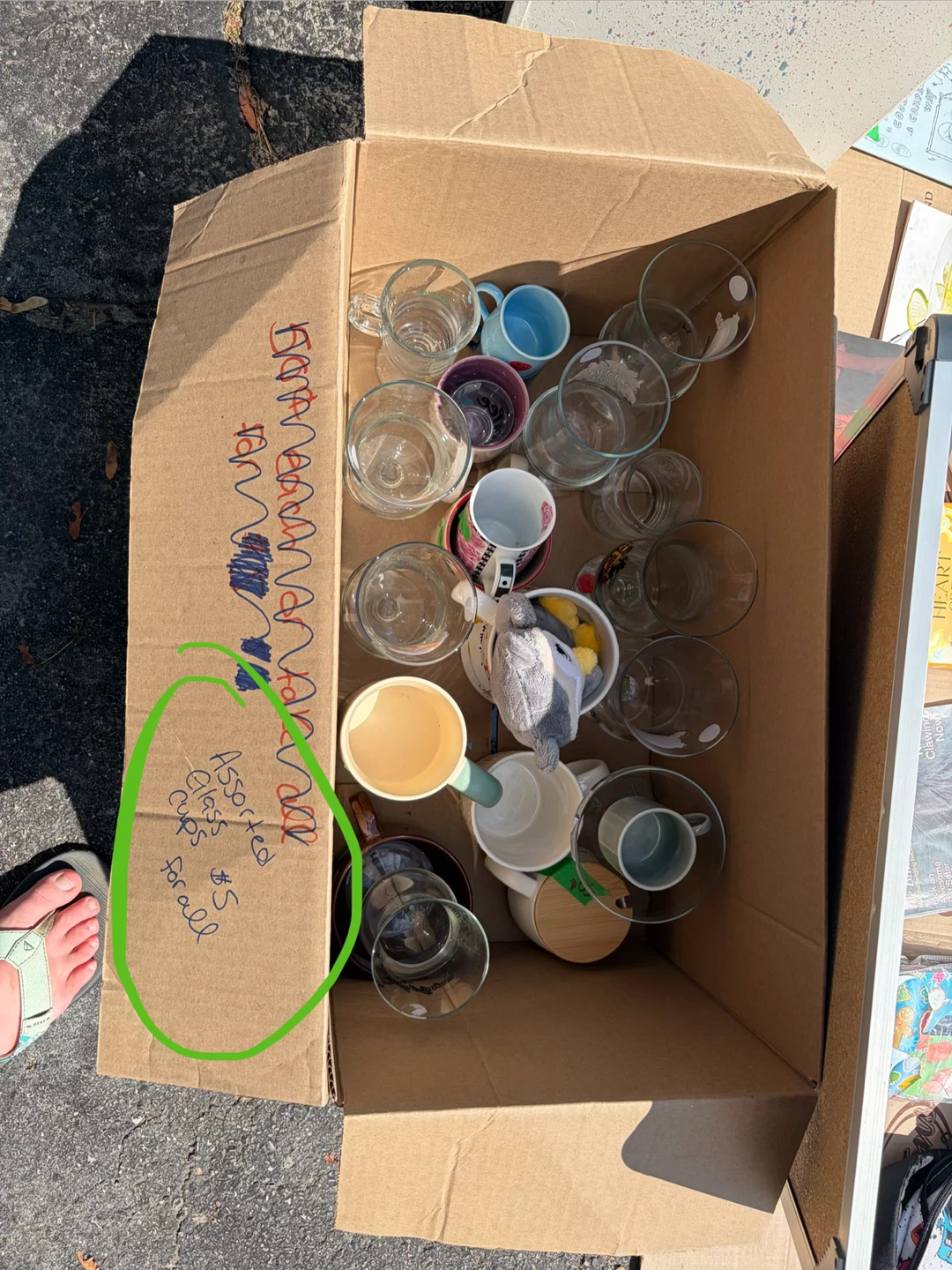 Assorted Glass Cups
