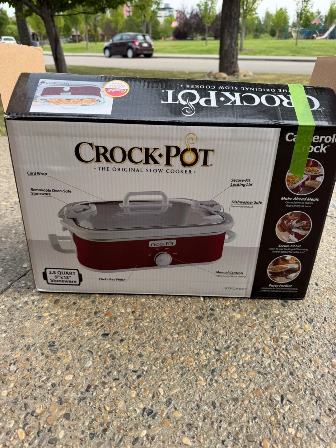 3.5 Quart 9x13 Crockpot