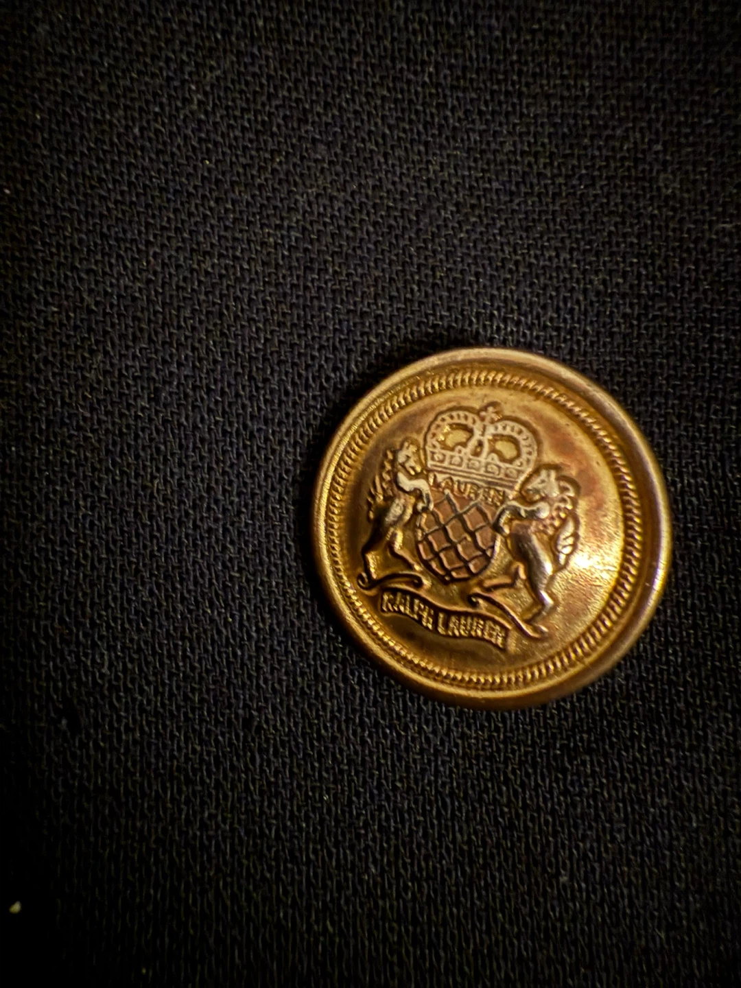 Vintage Ralph Lauren Double Breasted Blazer Jacket Embroidered - photo 3