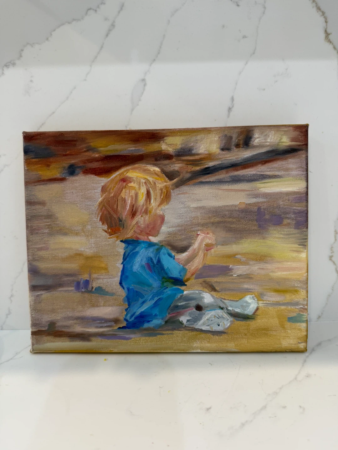Small Original Oil Painting on Canvas