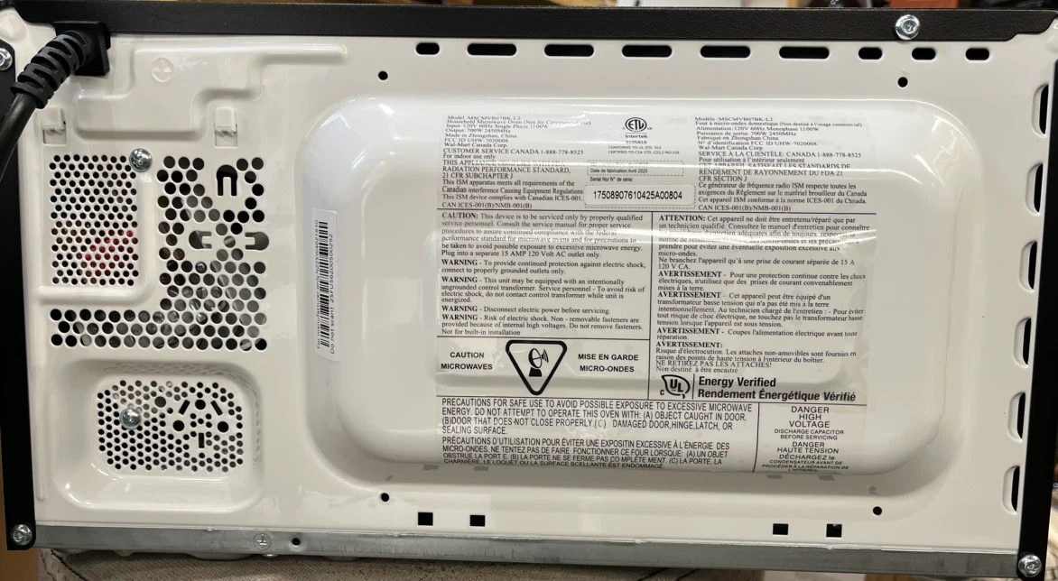 Mainstays 0.7 cu. ft. Microwave Oven - photo 4