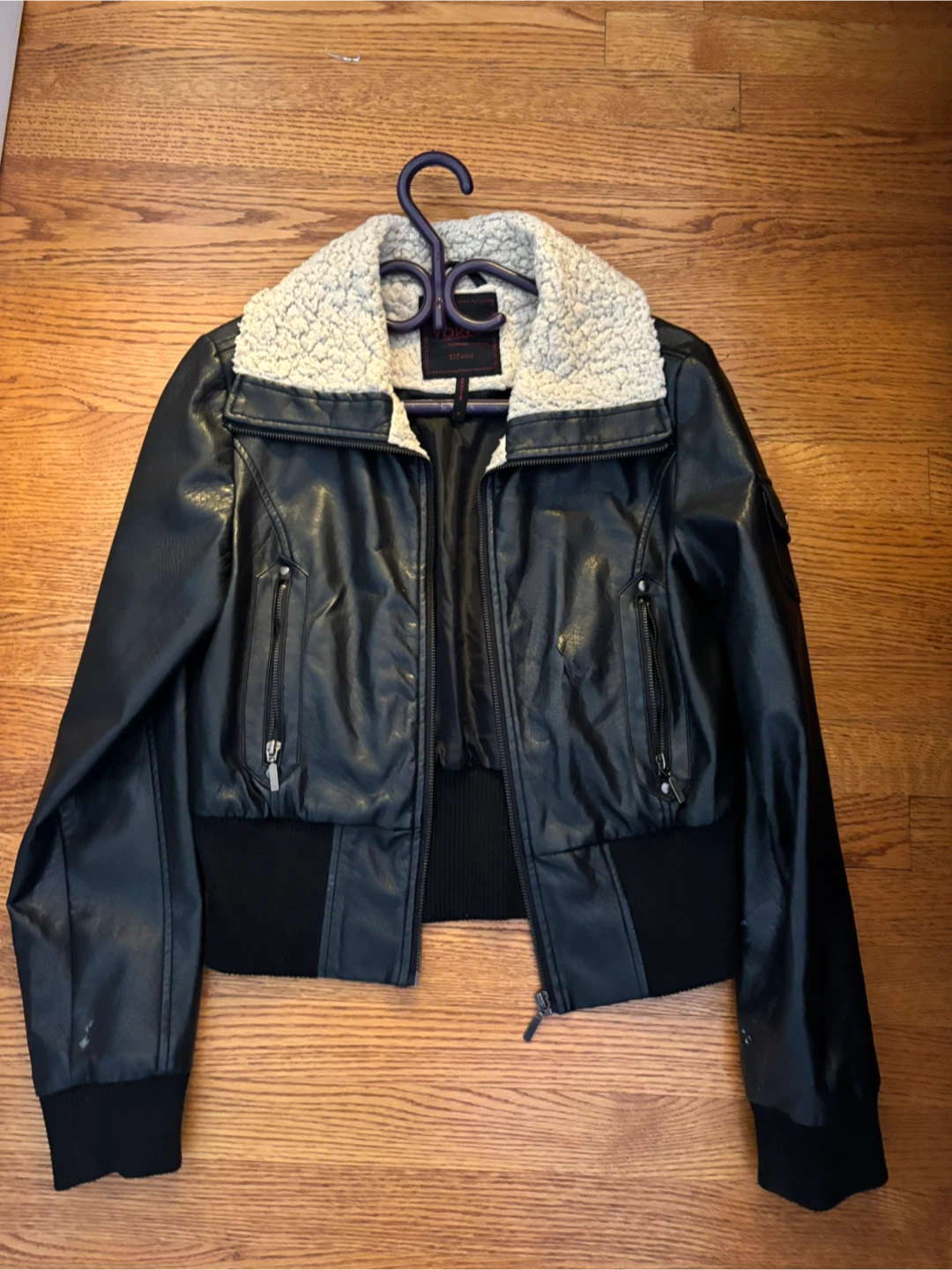 Yoki outwear leather jacket size M