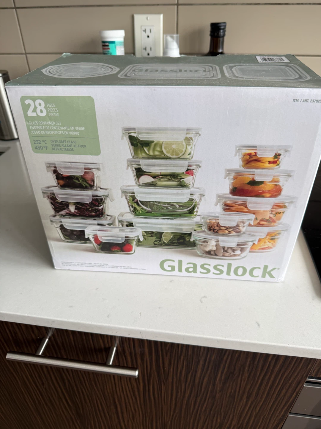 Glasslock 28 Piece Glass Container Set