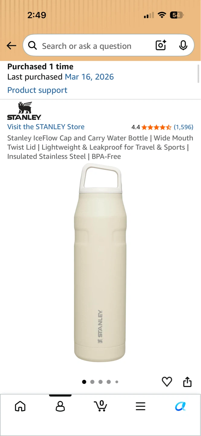 Two Stanley IceFlow Stainless Steel Water Bottles - photo 2