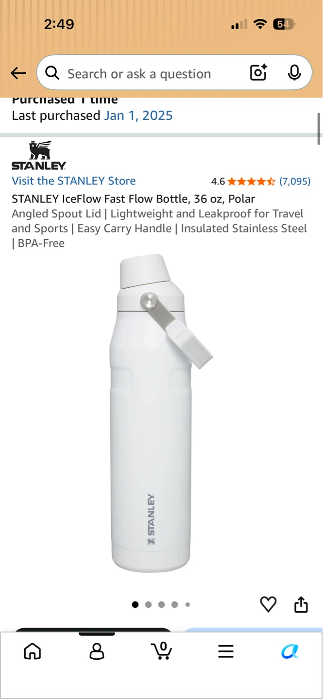 Two Stanley IceFlow Stainless Steel Water Bottles - photo 3
