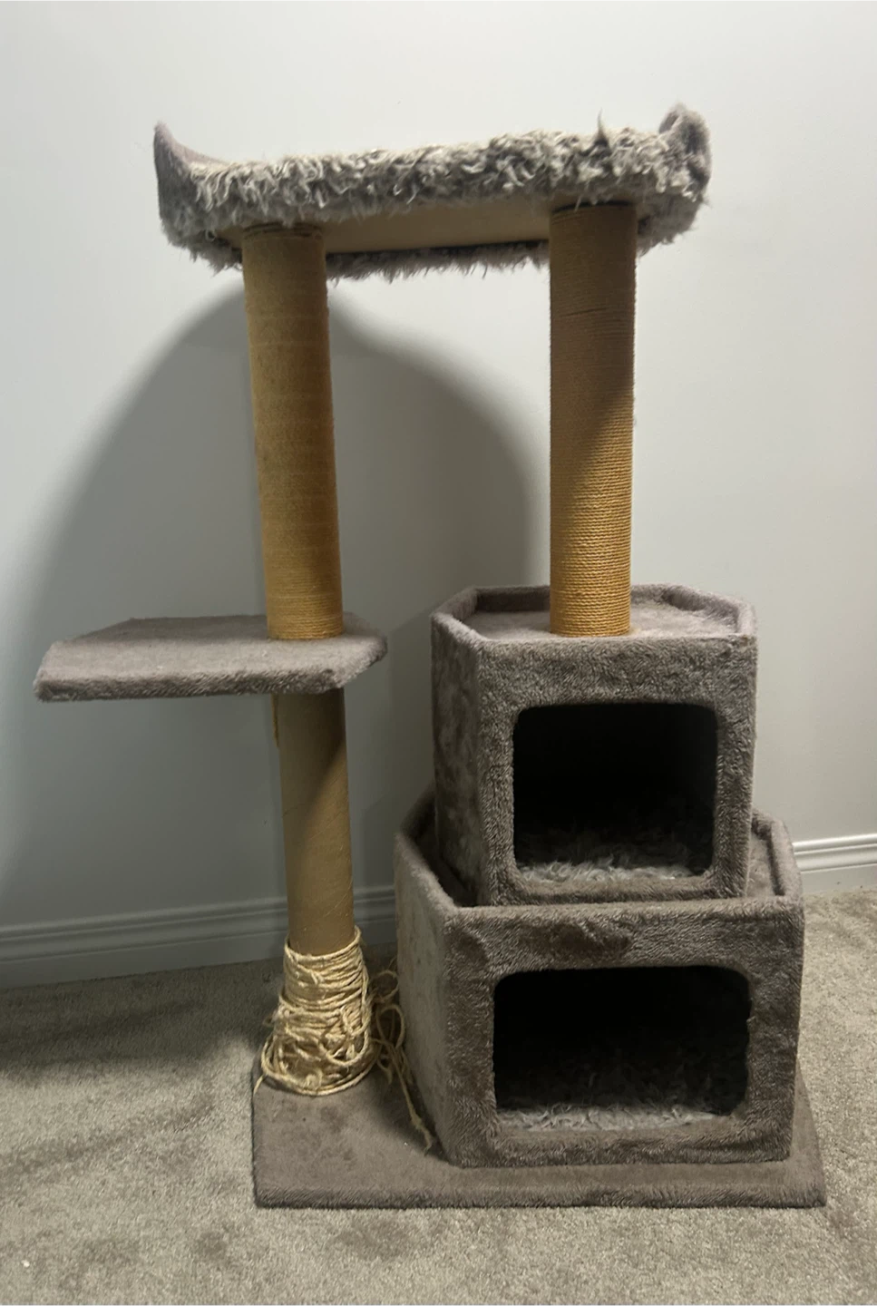 Cat Tree Condo with Scratching Posts