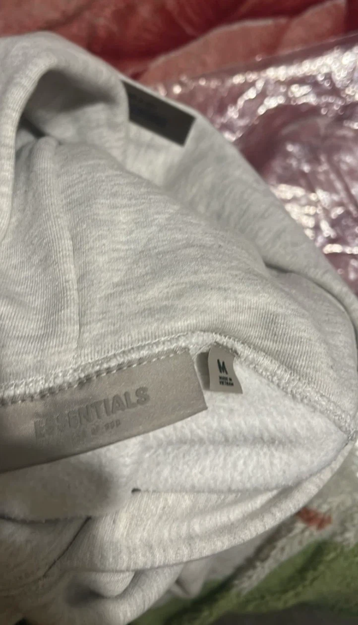 Essentials Fear of God Hoodie - Grey - Size M - photo 4