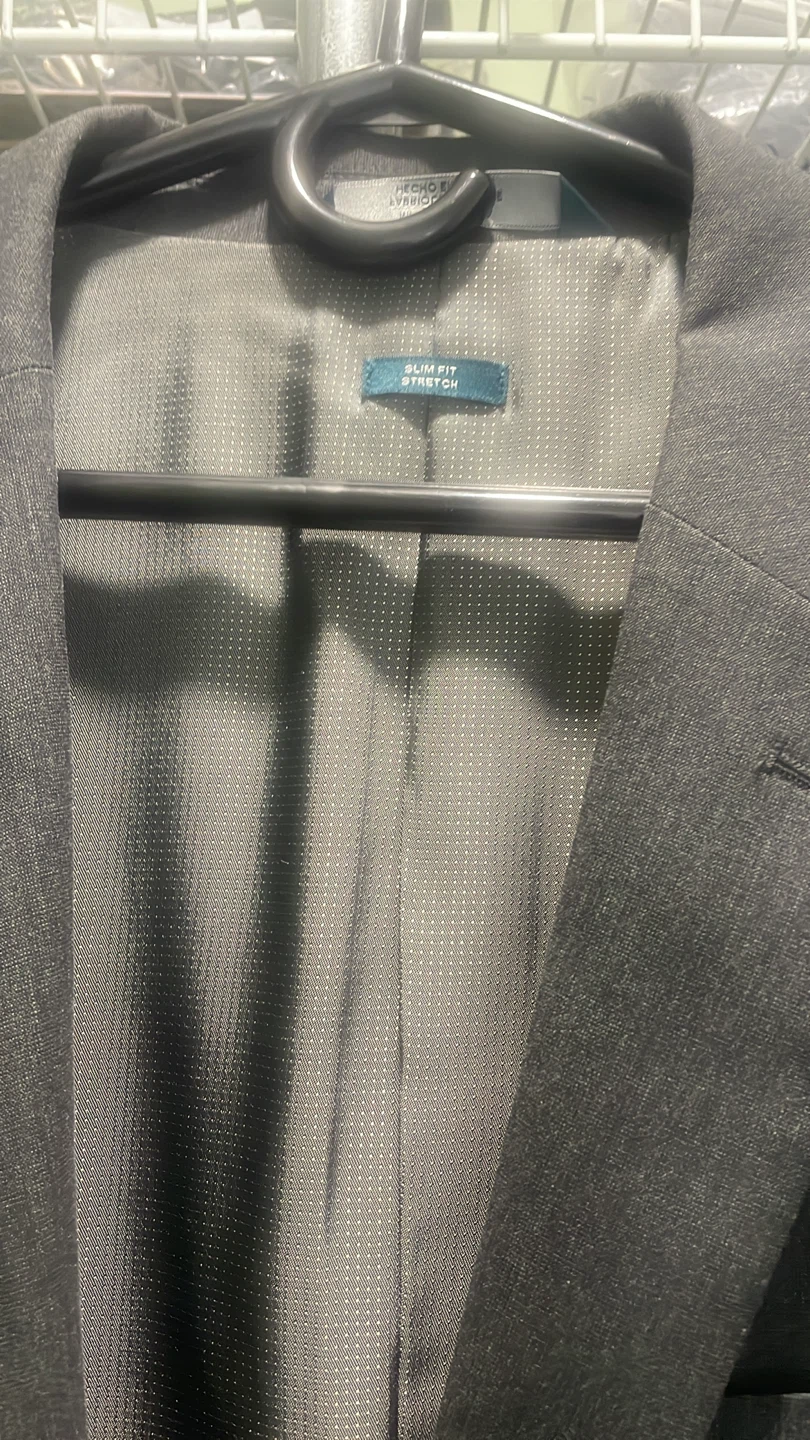Perry Ellis Grey Slim Fit Suit Jacket - photo 3