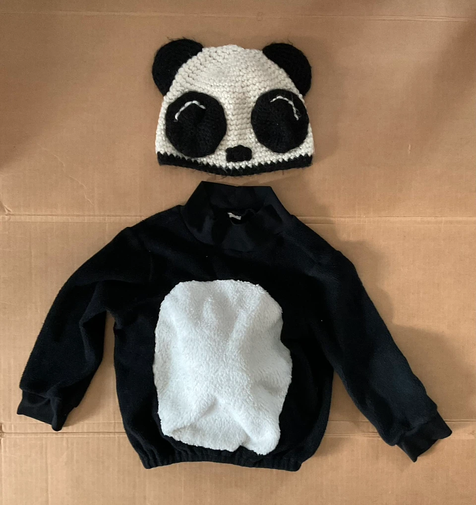 Kids Clothing Bundle (panda top&hat)size 18 months to 3 - photo 2
