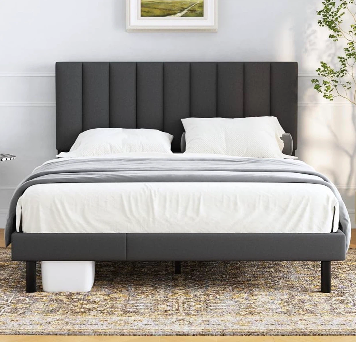 Queen Size Upholstered Bed Frame