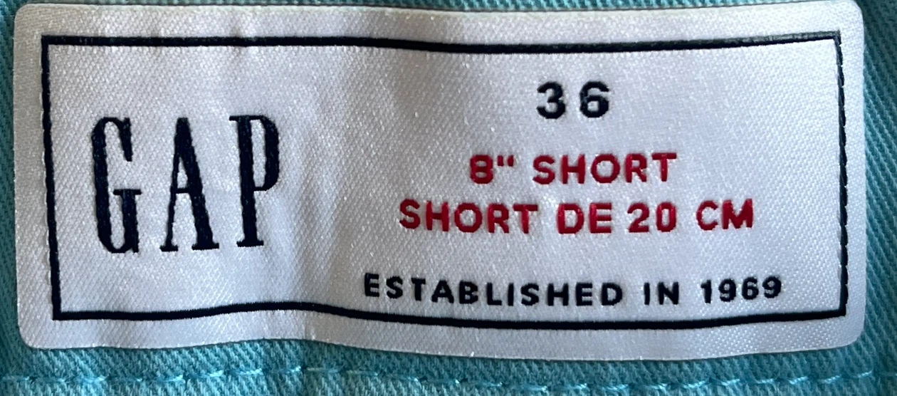 GAP 8" Shorts Size 36 - photo 3