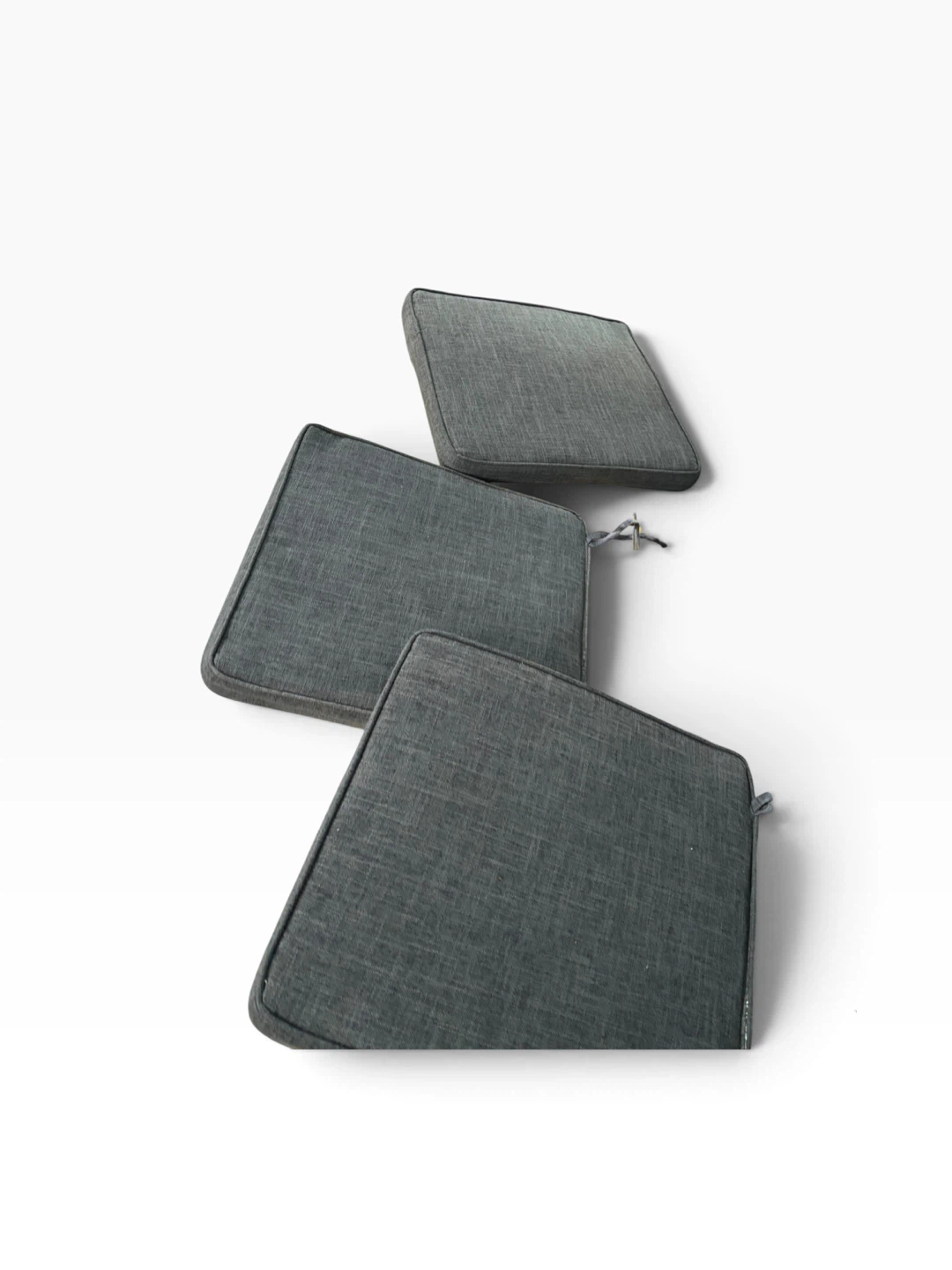 Set of 6 Gray Chair Cushions - photo 2