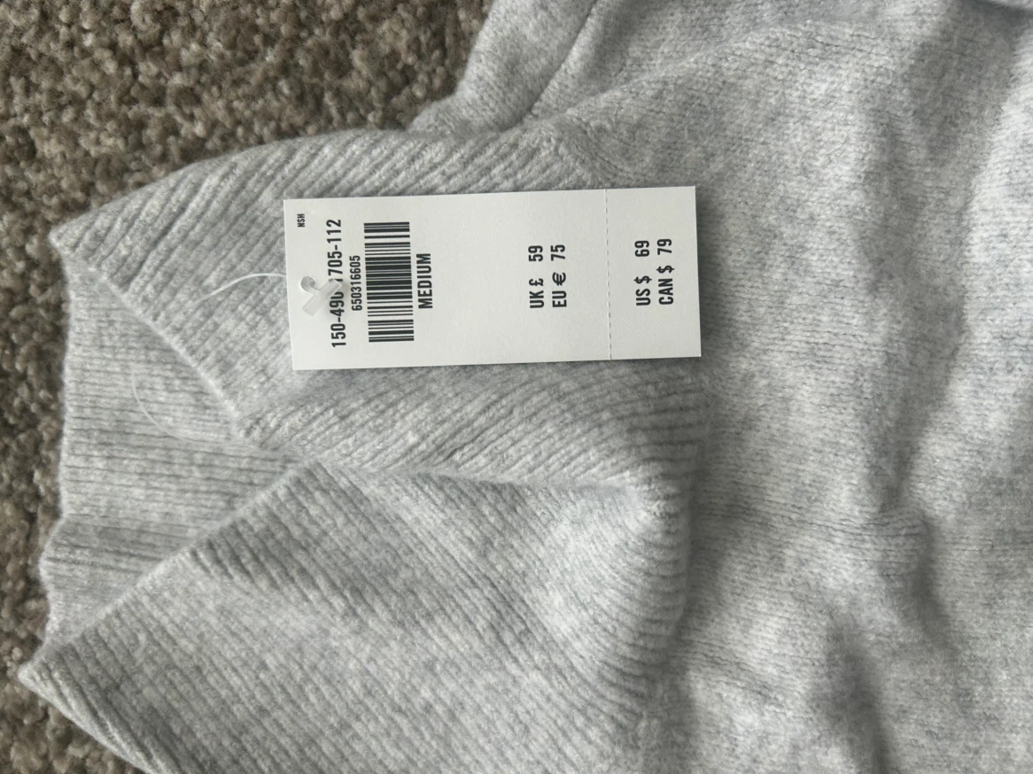 Abercrombie & Fitch Grey Mock Neck Sweater - photo 2