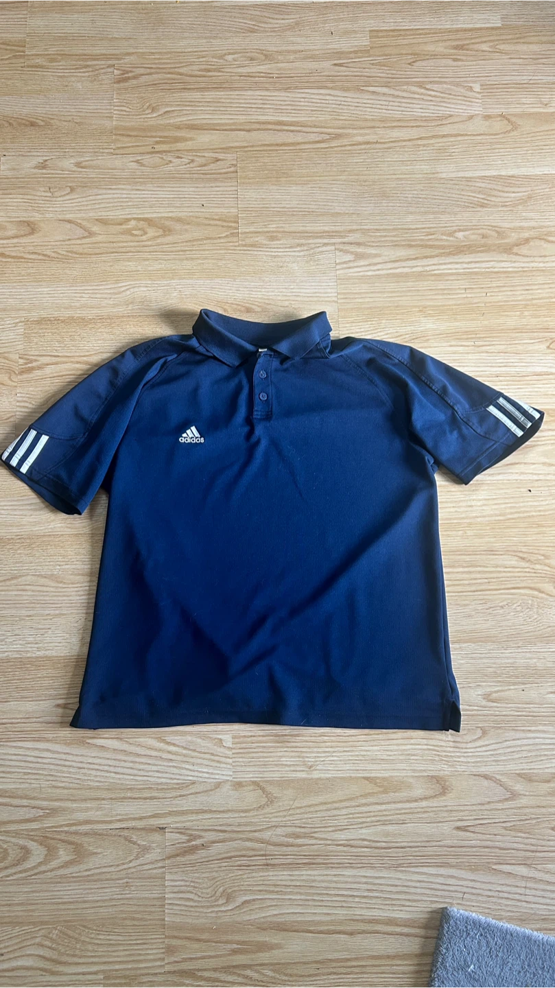 Adidas Navy Blue Polo Shirt