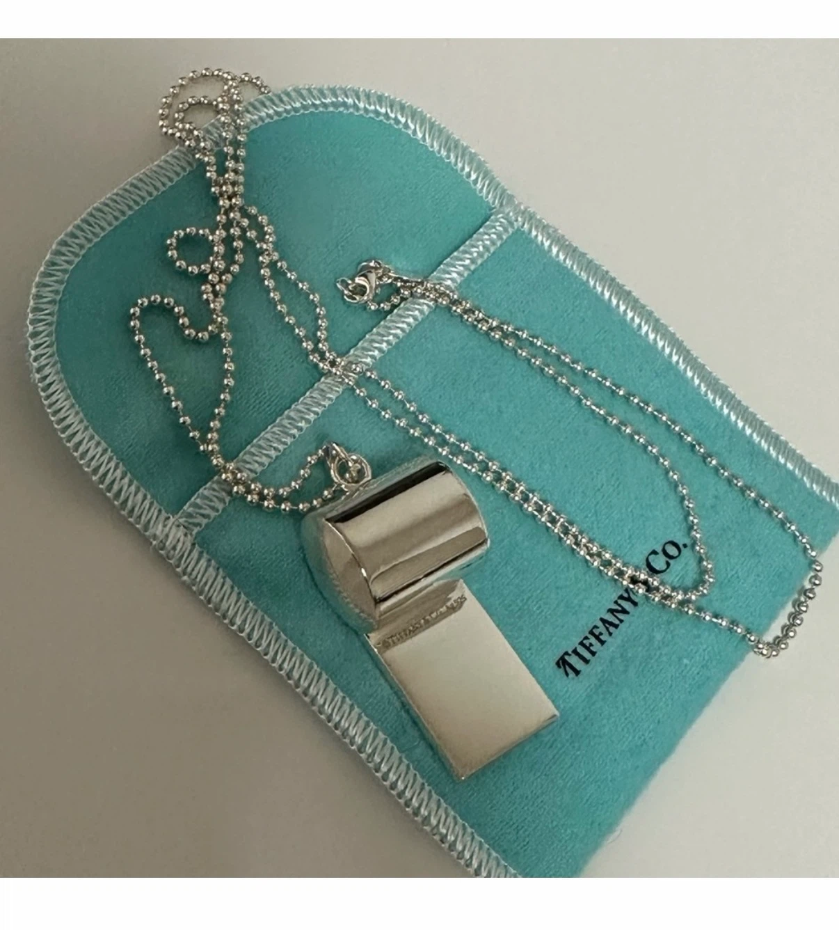 Tiffany & Co. 1837 Sterling Silver Whistle Necklace - photo 2