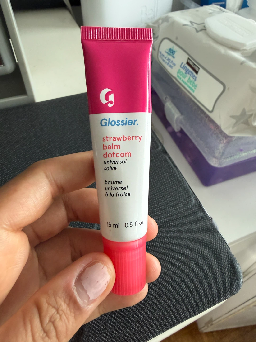 Glossier Strawberry Balm Dotcom Universal Salve