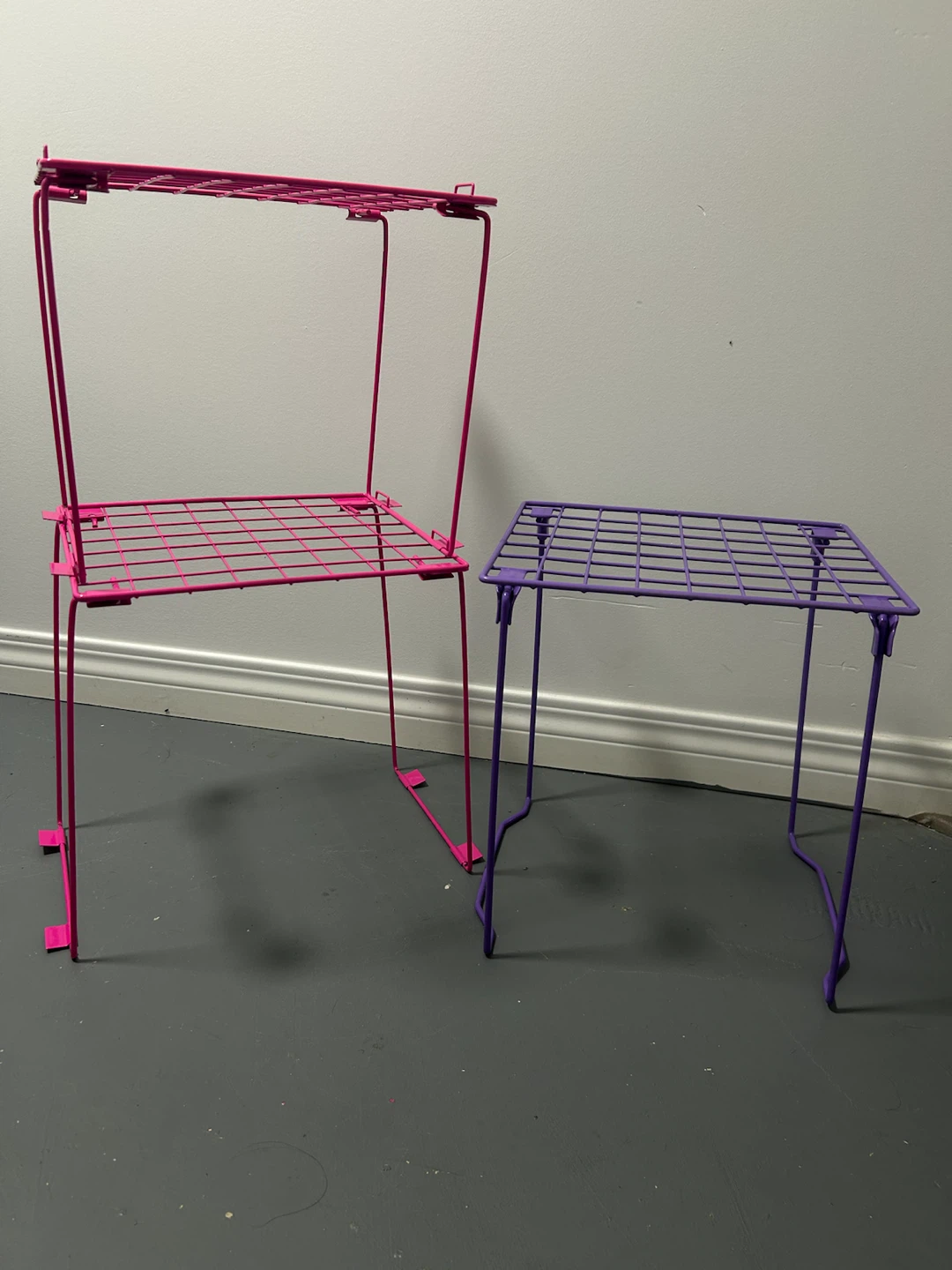 Pink and Purple Wire Locker Shelves - Set of 3 - photo 2