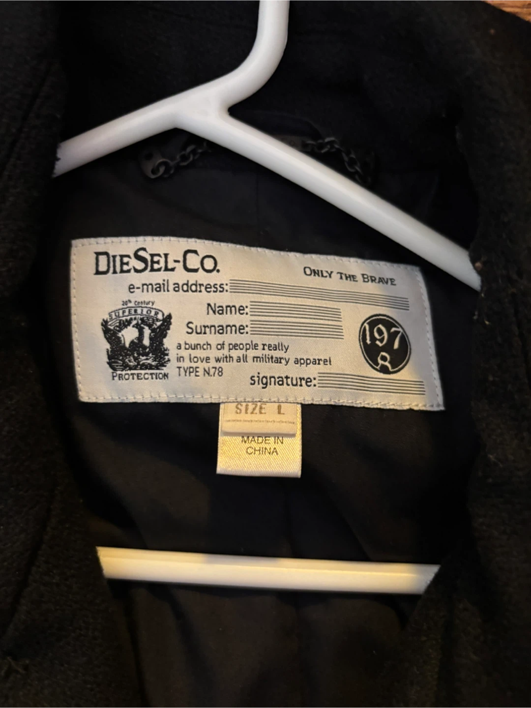 Vintage diesel coat size L - photo 2