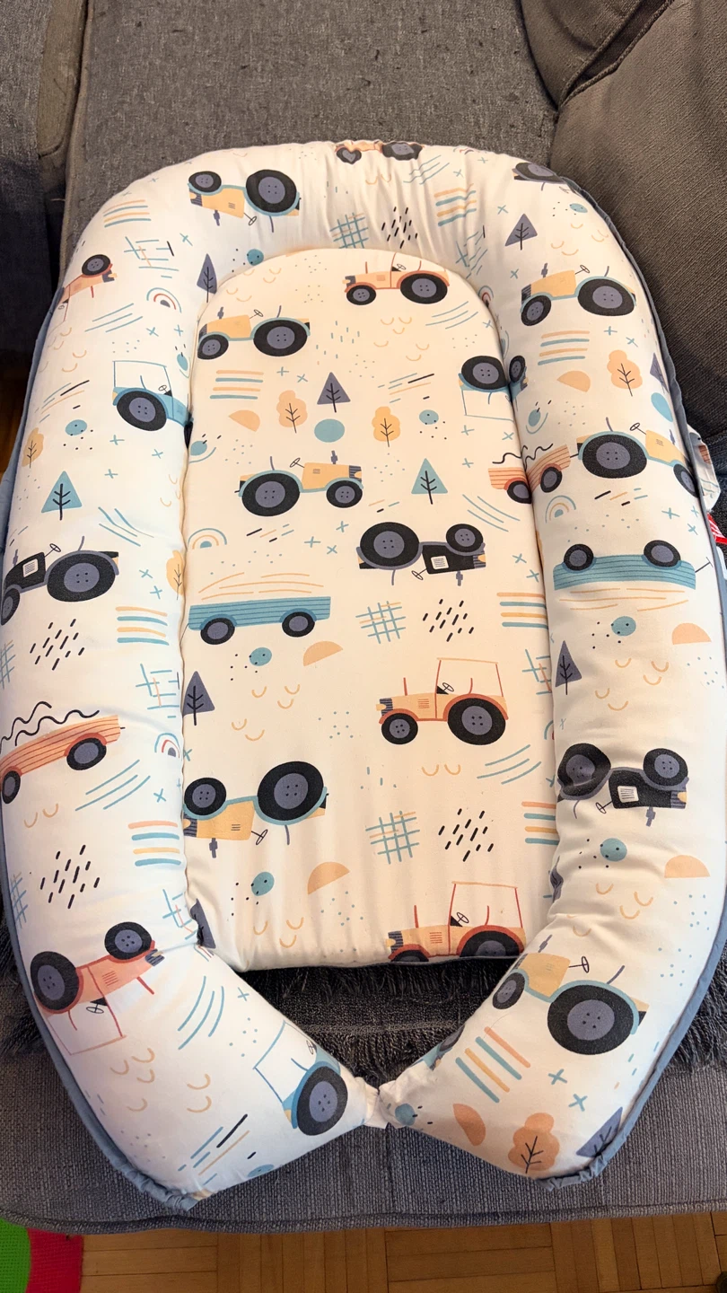 Baby Lounger with Tractor Print - photo 2