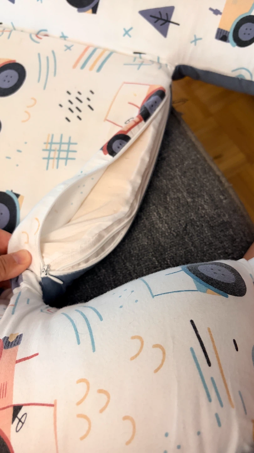 Baby Lounger with Tractor Print - photo 3