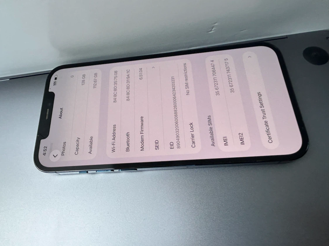 iPhone 12 Pro Max 128GB Unlocked - Pacific Blue - photo 5