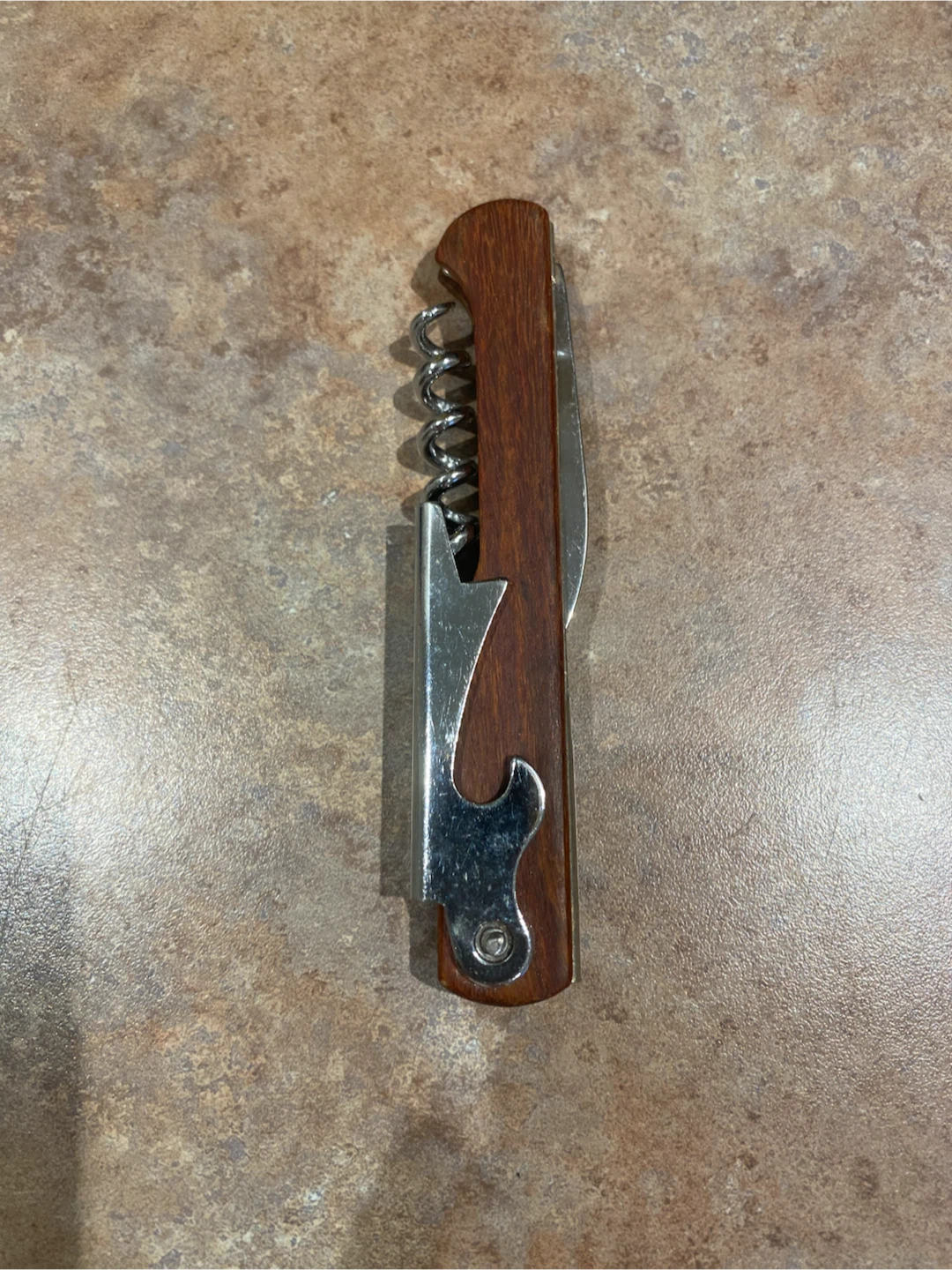 Wooden Handle Waiter's Corkscrew - photo 2