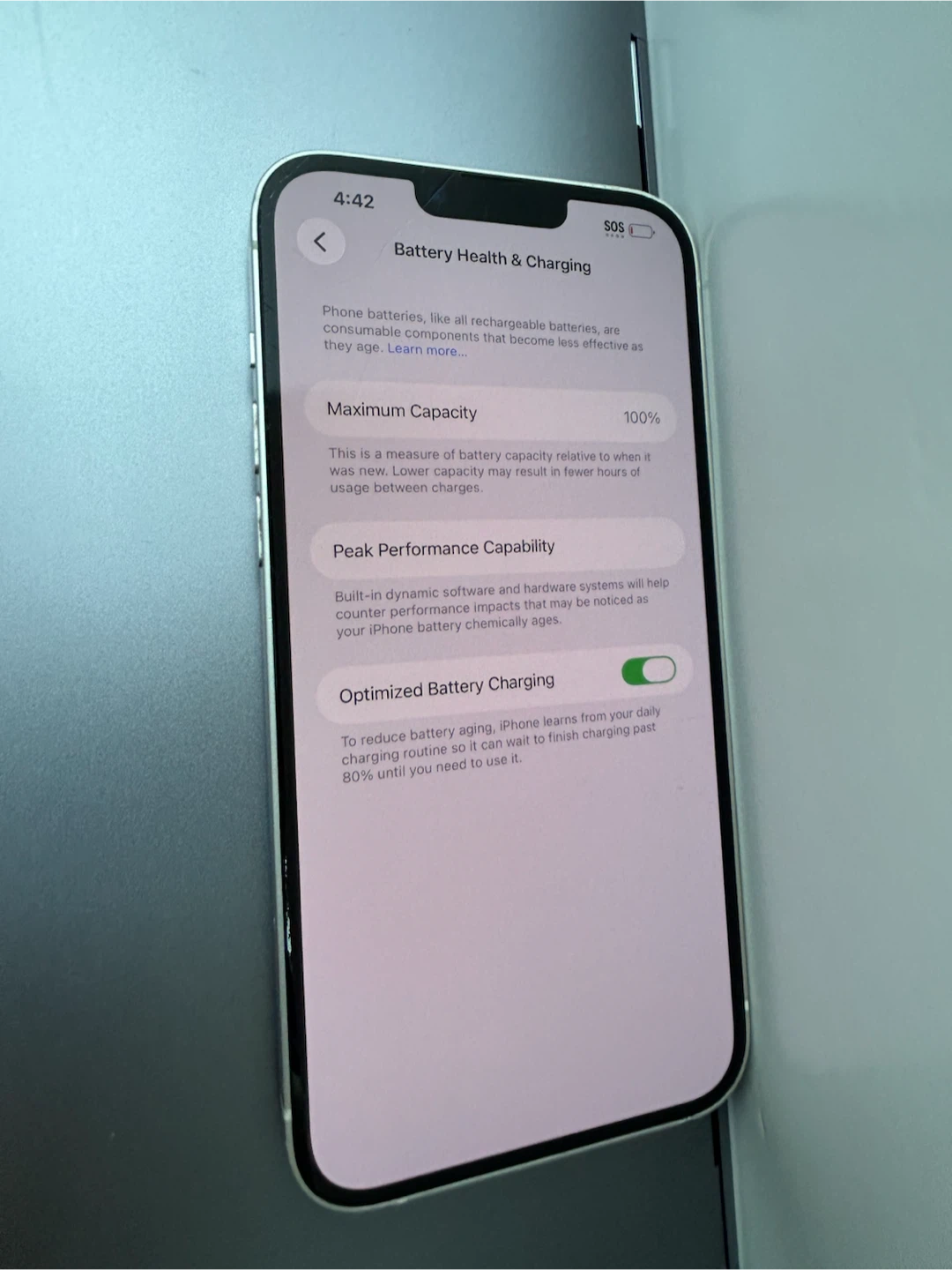 iPhone 14 Plus - 100% Battery Health