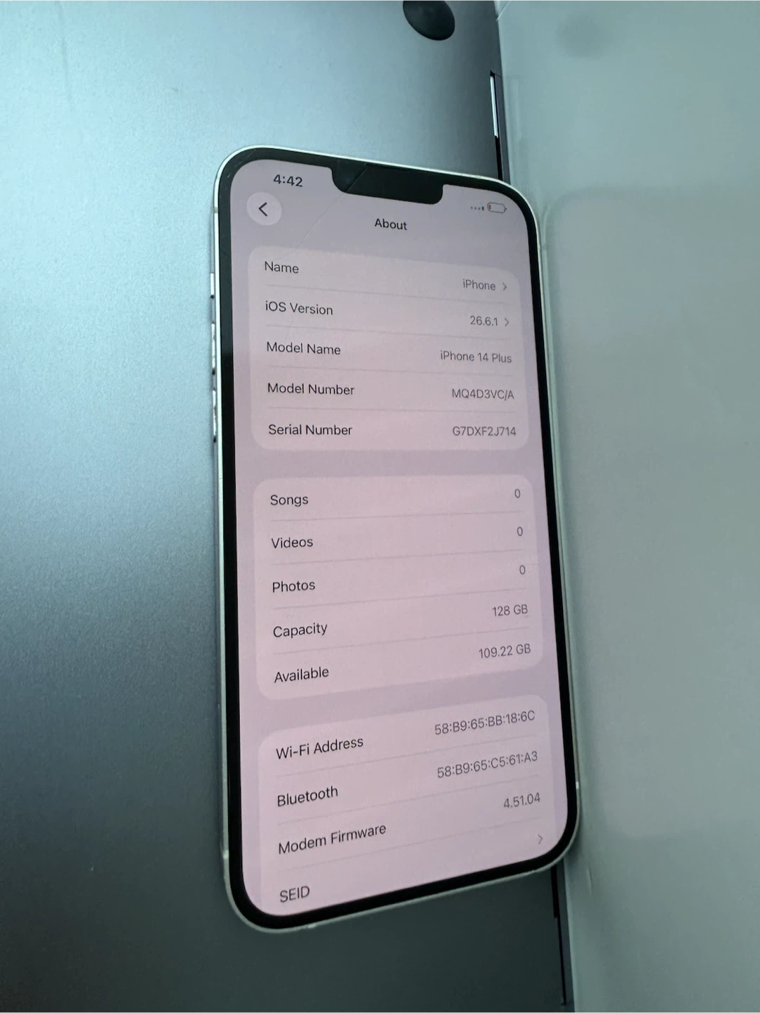 iPhone 14 Plus - 100% Battery Health - photo 2
