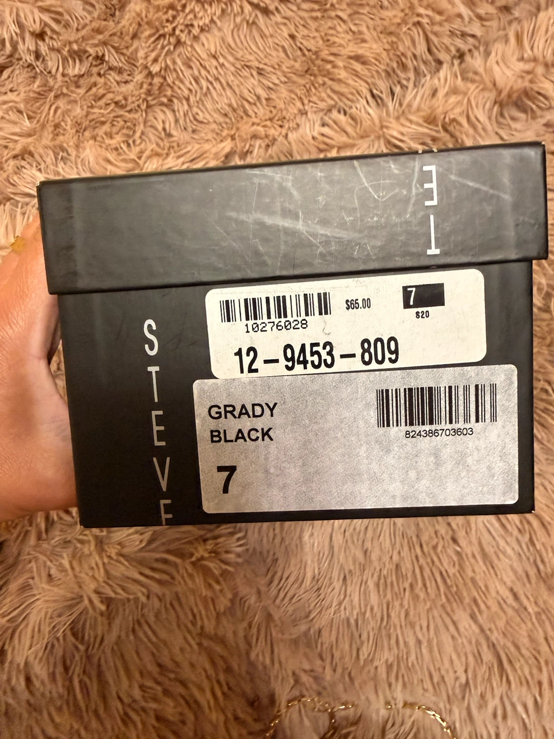 Steve Madden Grady Black Slides Size 7 - photo 2