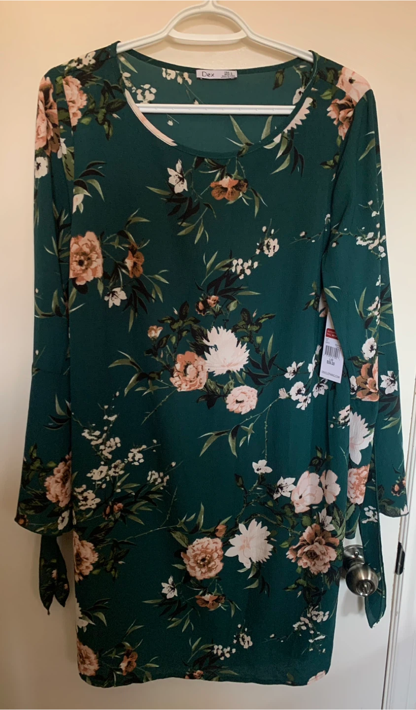 Green Floral Dress