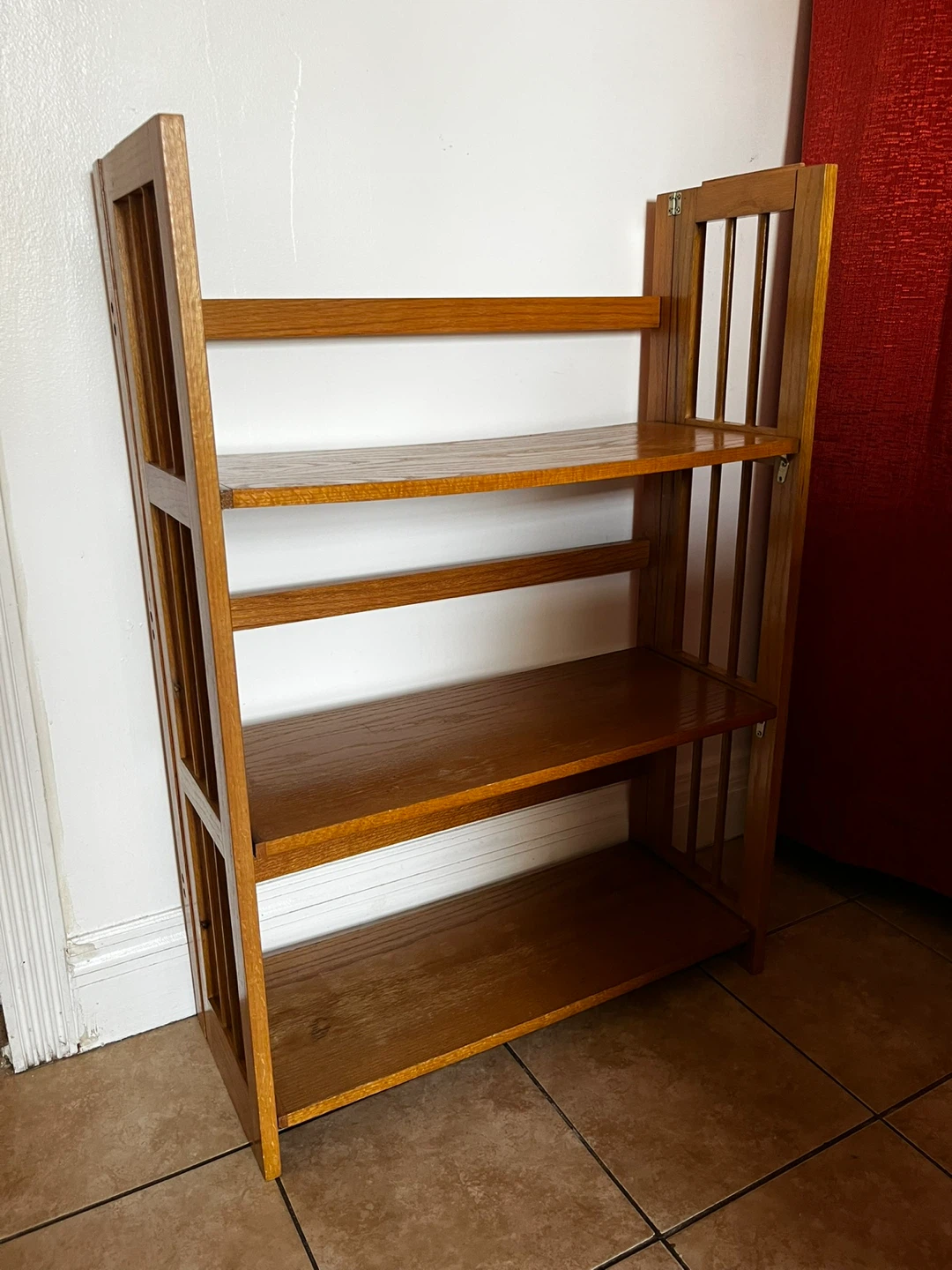 Wooden Folding Bookcase