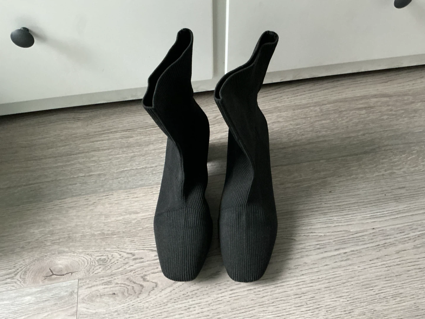 Black block heel boots - photo 2